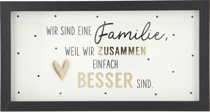 Spruch Komplimente im Bilderrahmen- HOME sweet HOME