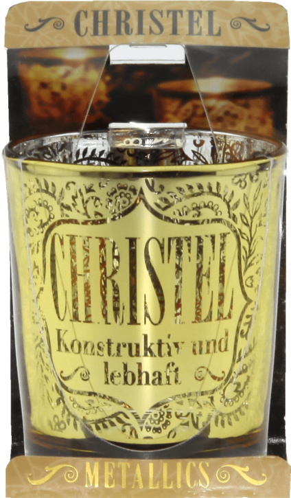 Metallics Kerzenlicht Teelichtleuchter Christel