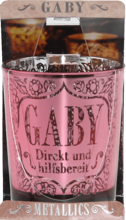 Metallics Kerzenlicht Teelichtleuchter Gaby