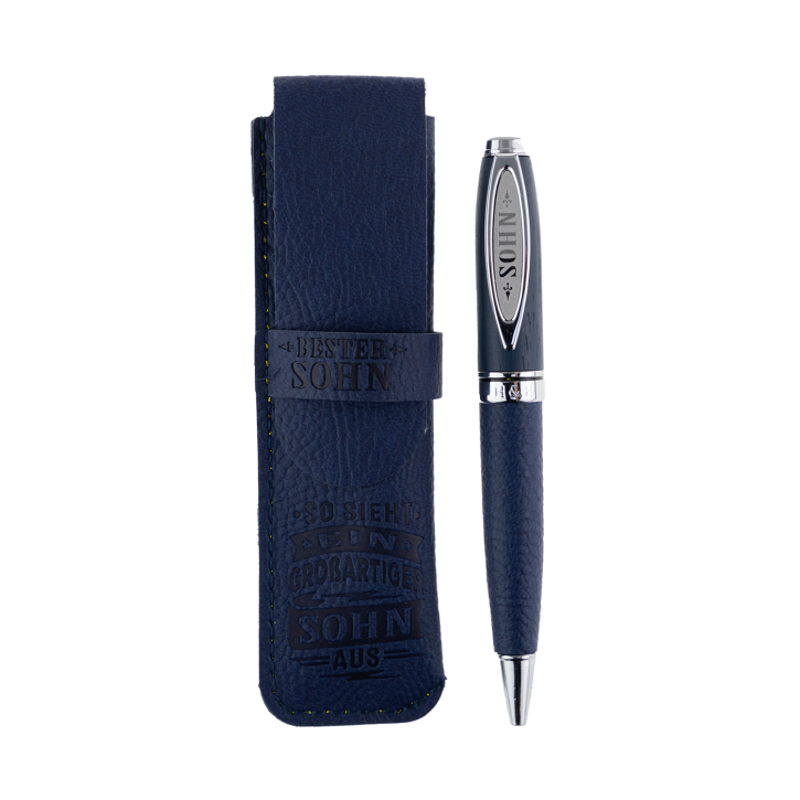 Bamboo Persönlicher Kuli Kugelschreiber Stift mit Namen o. Spruch Personalisiertes Etui Monogramm-Design persönliches Geschenk (Kuli Sohn) Bamboo Persönlicher Kuli Kugelschreiber Stift mit Namen o. Spruch Personalisiertes Etui Monogramm-Design persönliches Geschenk (Kuli Sohn)