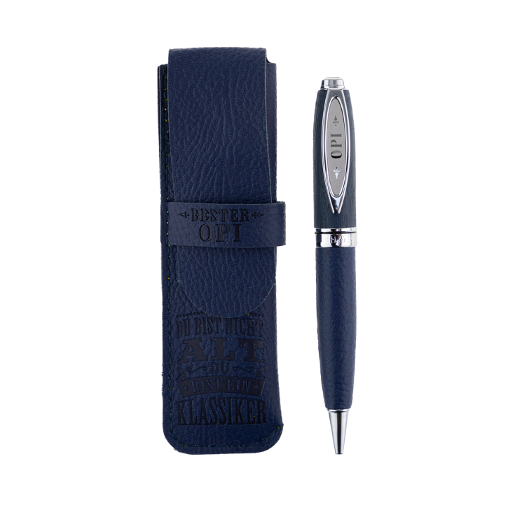 Bamboo Persönlicher Kuli Kugelschreiber Stift mit Namen o. Spruch Personalisiertes Etui Monogramm-Design persönliches Geschenk (Kuli Opi) Bamboo Persönlicher Kuli Kugelschreiber Stift mit Namen o. Spruch Personalisiertes Etui Monogramm-Design persönliches Geschenk (Kuli Opi)