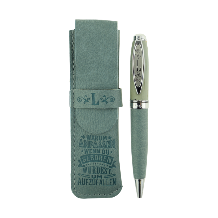 Bamboo Persönlicher Kuli Kugelschreiber Stift mit Namen o. Spruch Personalisiertes Etui Monogramm-Design persönliches Geschenk (Kuli L) Bamboo Persönlicher Kuli Kugelschreiber Stift mit Namen o. Spruch Personalisiertes Etui Monogramm-Design persönliches Geschenk (Kuli L)