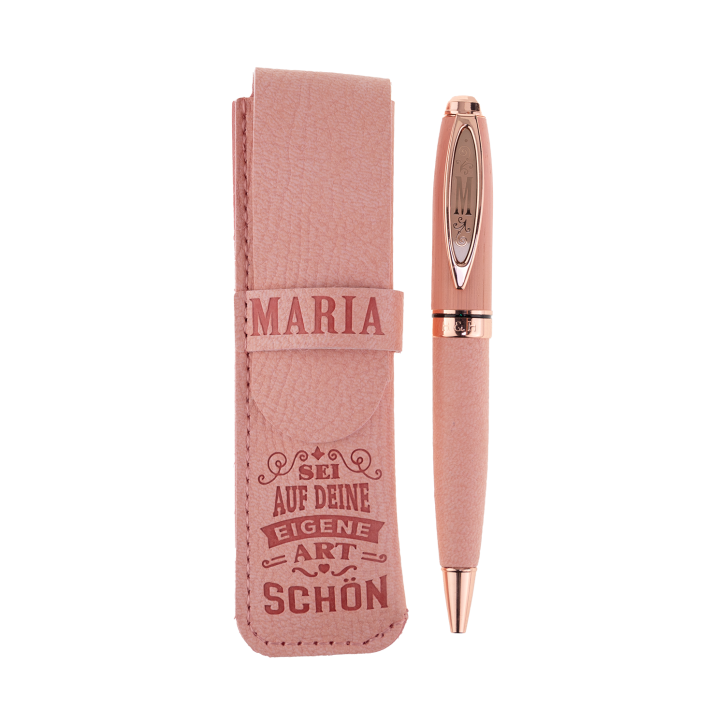 Bamboo Persönlicher Kuli Kugelschreiber Stift mit Namen o. Spruch Personalisiertes Etui Monogramm-Design persönliches Geschenk (Kuli Maria ) Bamboo Persönlicher Kuli Kugelschreiber Stift mit Namen o. Spruch Personalisiertes Etui Monogramm-Design persönliches Geschenk (Kuli Maria )