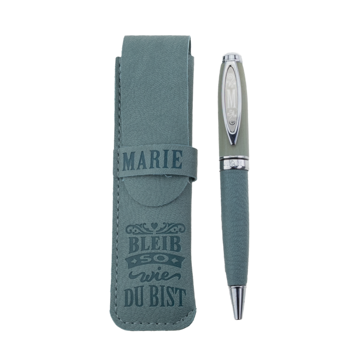 Bamboo Persönlicher Kuli Kugelschreiber Stift mit Namen o. Spruch Personalisiertes Etui Monogramm-Design persönliches Geschenk (Kuli Marie ) Bamboo Persönlicher Kuli Kugelschreiber Stift mit Namen o. Spruch Personalisiertes Etui Monogramm-Design persönliches Geschenk (Kuli Marie )