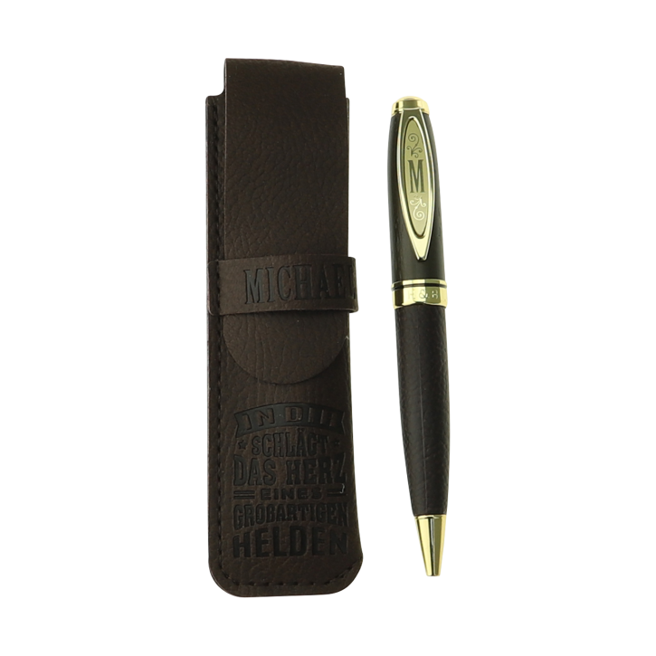 Bamboo Persönlicher Kuli Kugelschreiber Stift mit Namen o. Spruch Personalisiertes Etui Monogramm-Design persönliches Geschenk (Kuli Michael ) Bamboo Persönlicher Kuli Kugelschreiber Stift mit Namen o. Spruch Personalisiertes Etui Monogramm-Design persönliches Geschenk (Kuli Michael )