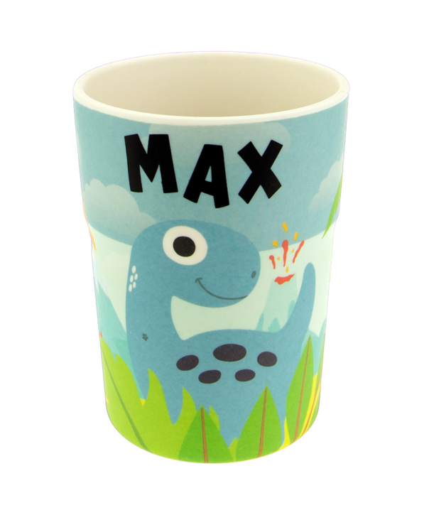 Bunter personalisierter Namens Kinderbecher mit  Namen Max