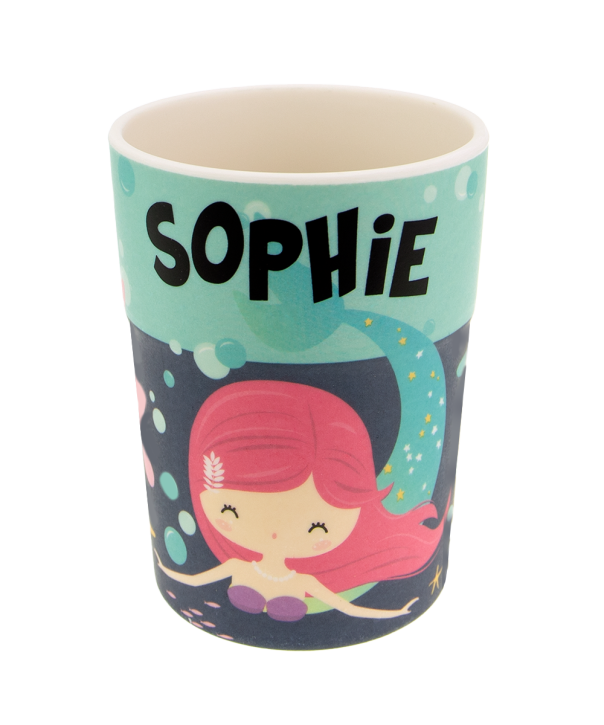 Bunter personalisierter Namens Kinderbecher mit  Namen Sophie