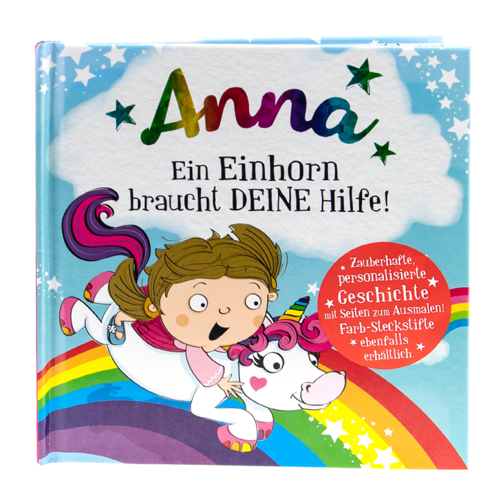 Das magische Maerchenbuch mit deinen Namen -Anna