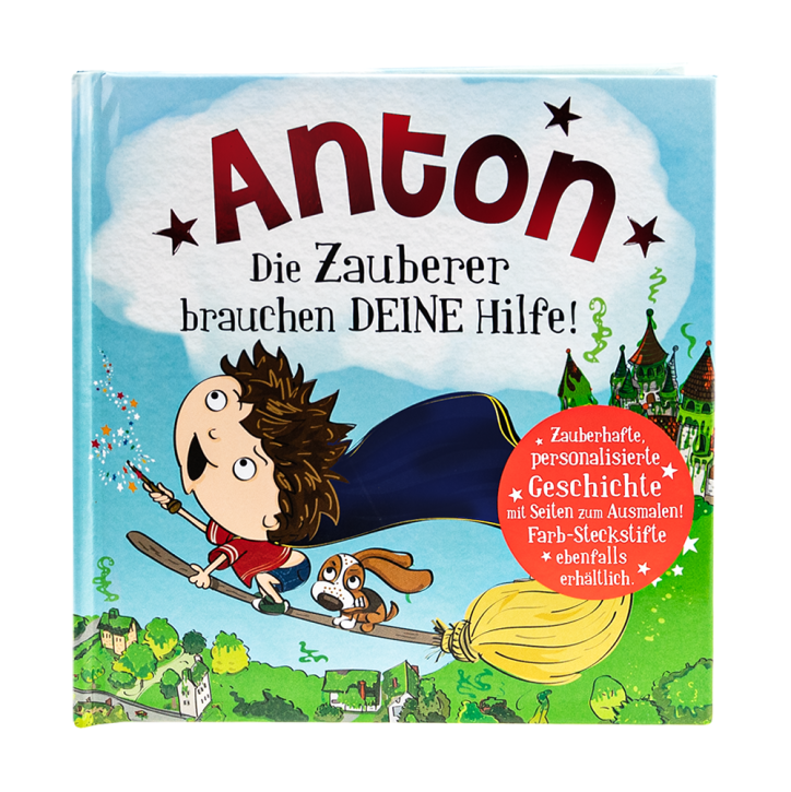 Das magische Maerchenbuch mit deinen Namen -Anton