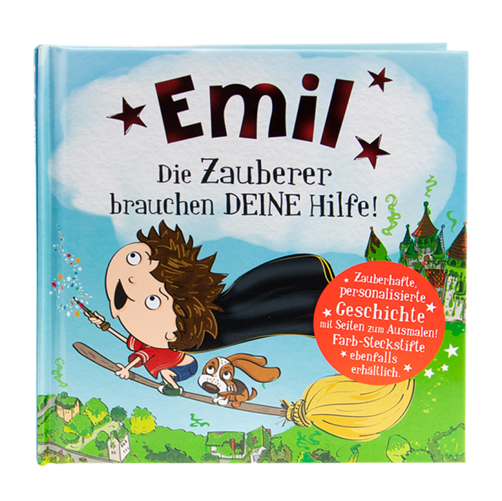 Das magische Maerchenbuch mit deinen Namen -Emil