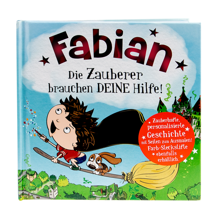 Das magische Maerchenbuch mit deinen Namen -Fabian