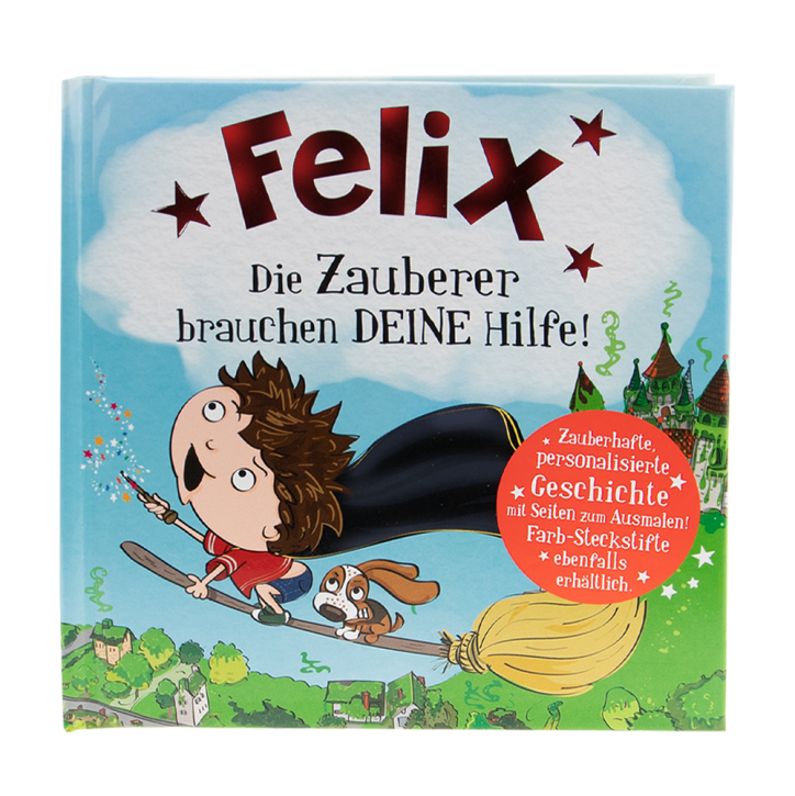 Das magische Maerchenbuch mit deinen Namen -Felix