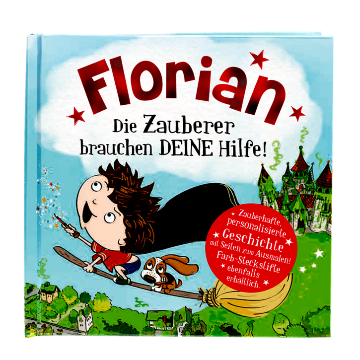 Das magische Maerchenbuch mit deinen Namen -Florian
