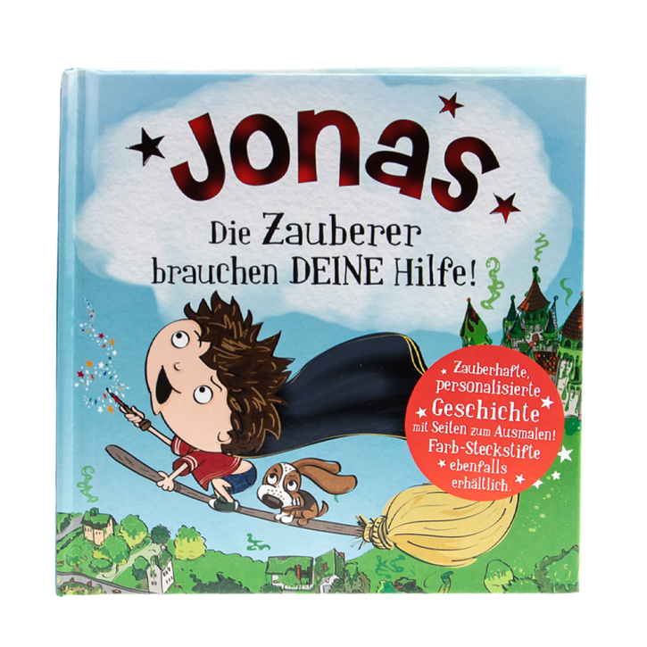 Das magische Maerchenbuch mit deinen Namen -Jonas