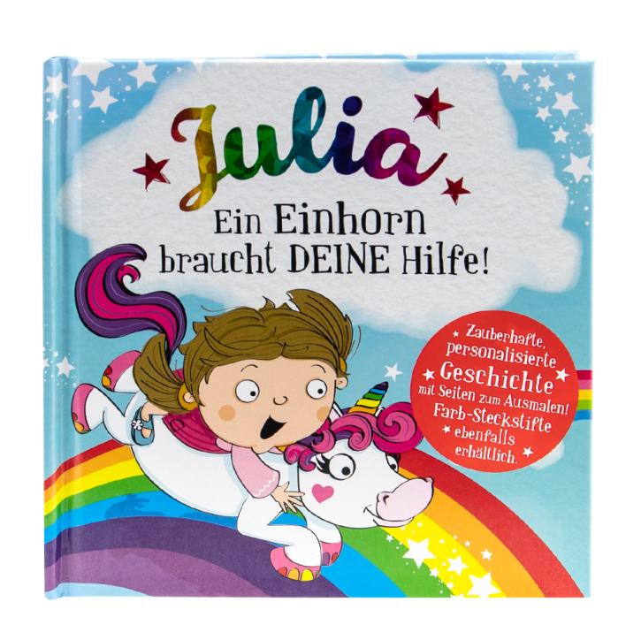 Das magische Maerchenbuch mit deinen Namen -Julia