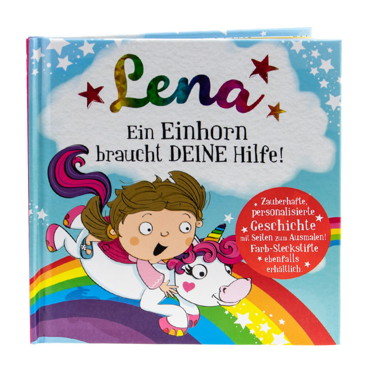 Das magische Maerchenbuch mit deinen Namen -Lena