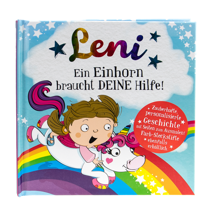 Das magische Maerchenbuch mit deinen Namen -Leni