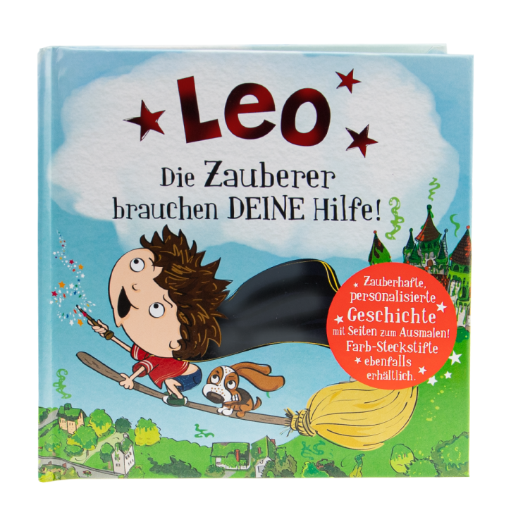 Das magische Maerchenbuch mit deinen Namen -Leo