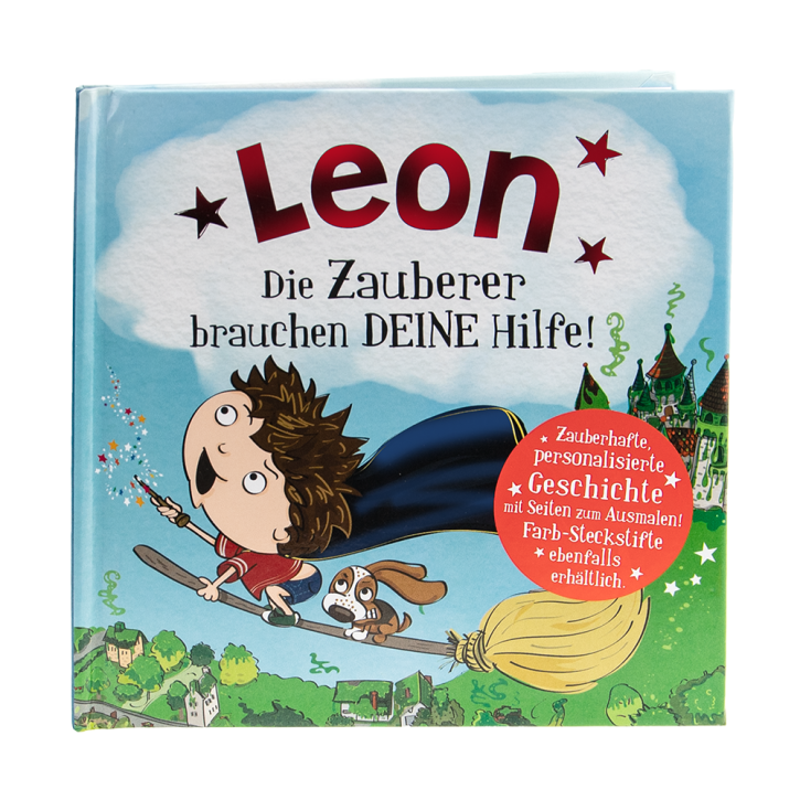 Das magische Maerchenbuch mit deinen Namen -Leon