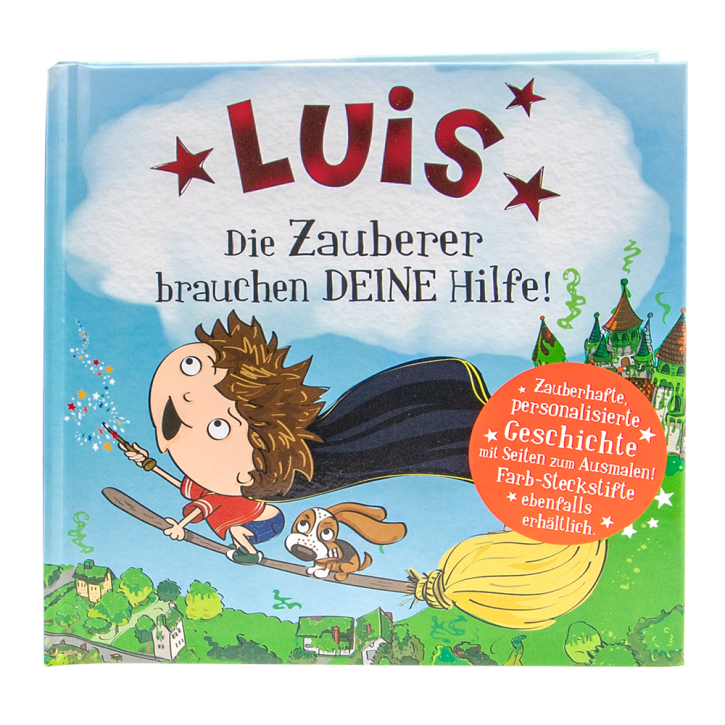 Das magische Maerchenbuch mit deinen Namen -Luis