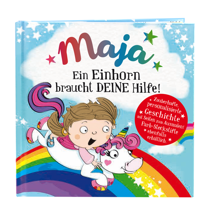 Das magische Maerchenbuch mit deinen Namen -Maja