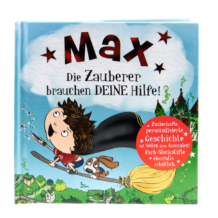 Das magische Maerchenbuch mit deinen Namen -Max