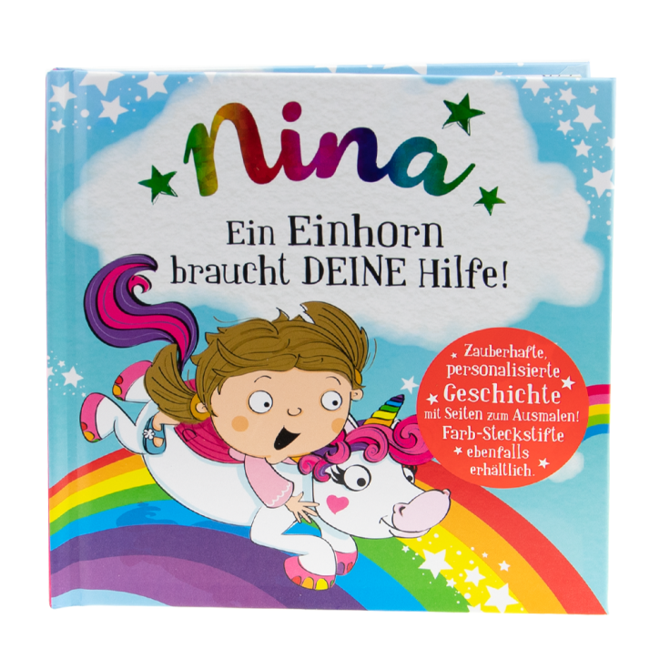 Das magische Maerchenbuch mit deinen Namen -Nina