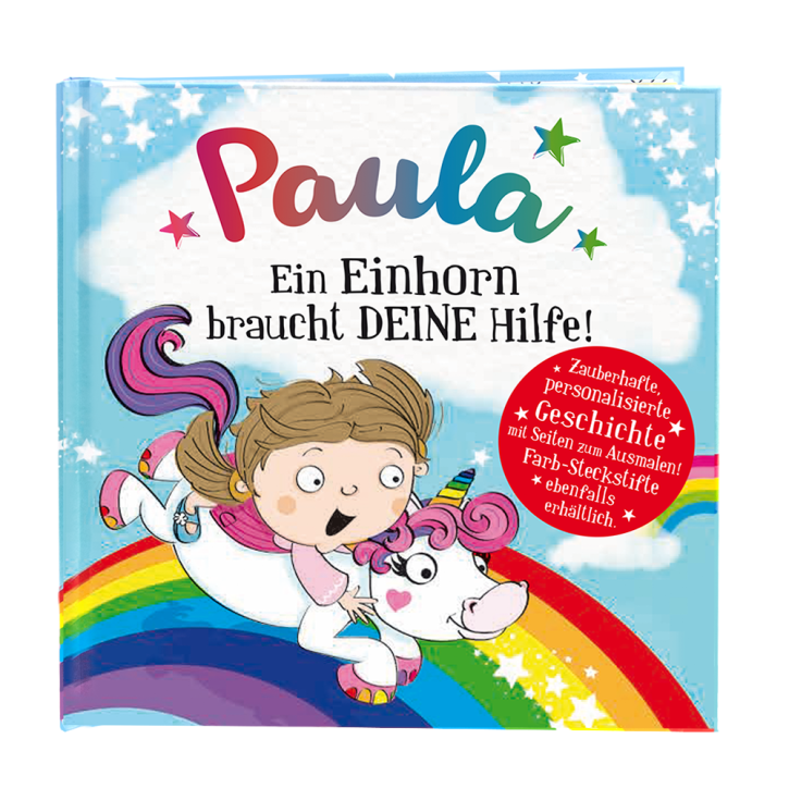 Das magische Maerchenbuch mit deinen Namen -Paula