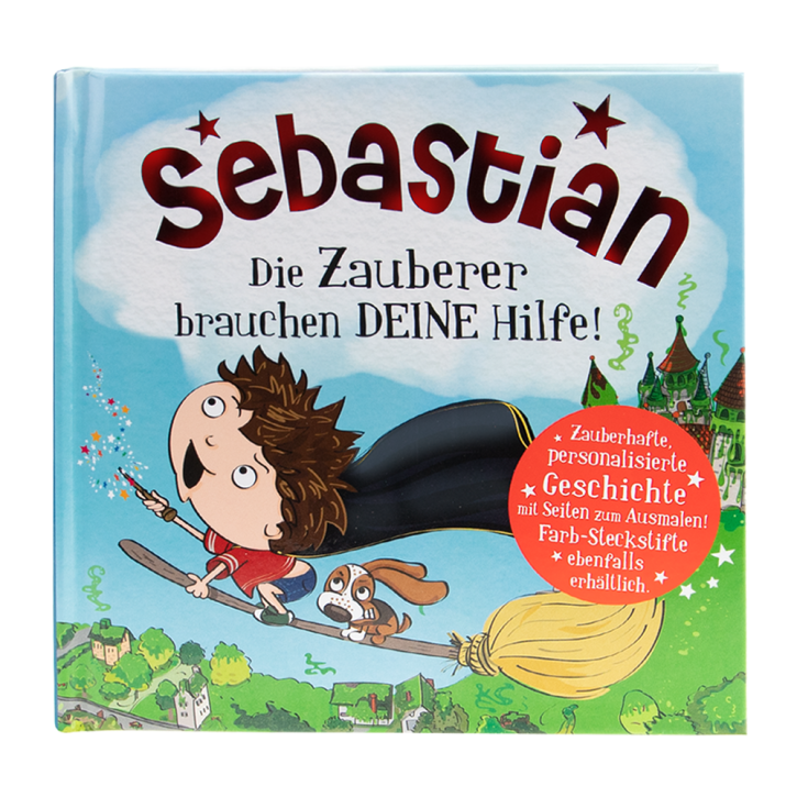 Das magische Maerchenbuch mit deinen Namen -Sebastian