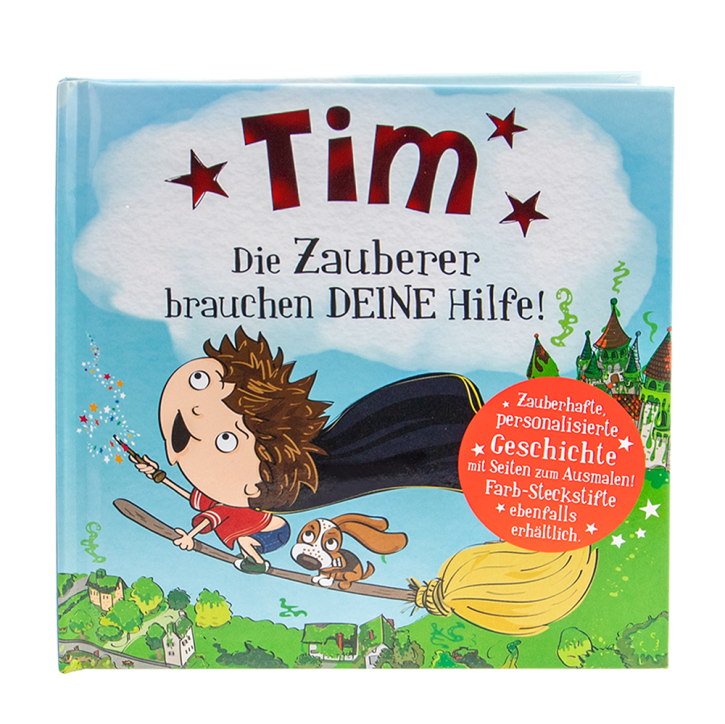 Das magische Maerchenbuch mit deinen Namen -Tim