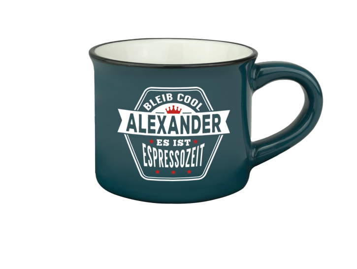 Persönliche Espressotasse Mokkatasse  Alexander