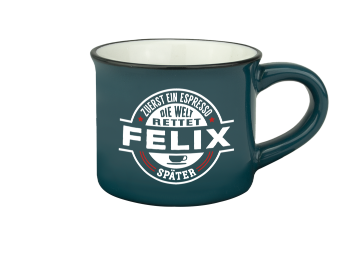 Persönliche Espressotasse Mokkatasse - Felix