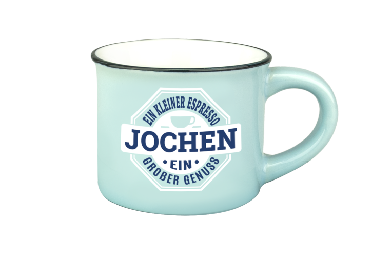 Persönliche Espressotasse Mokkatasse - Jochen