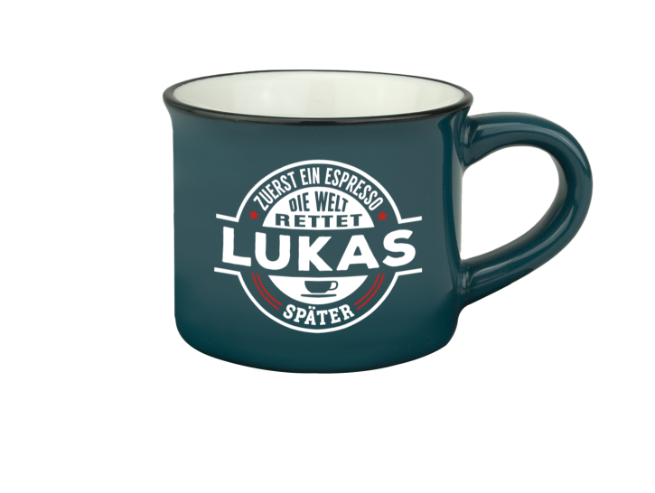 Persönliche Espressotasse Mokkatasse - Lukas