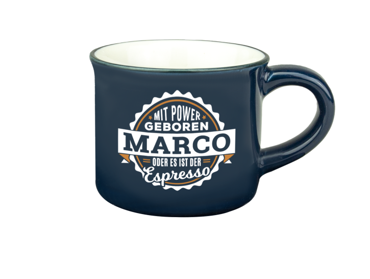Persönliche Espressotasse Mokkatasse - Marco