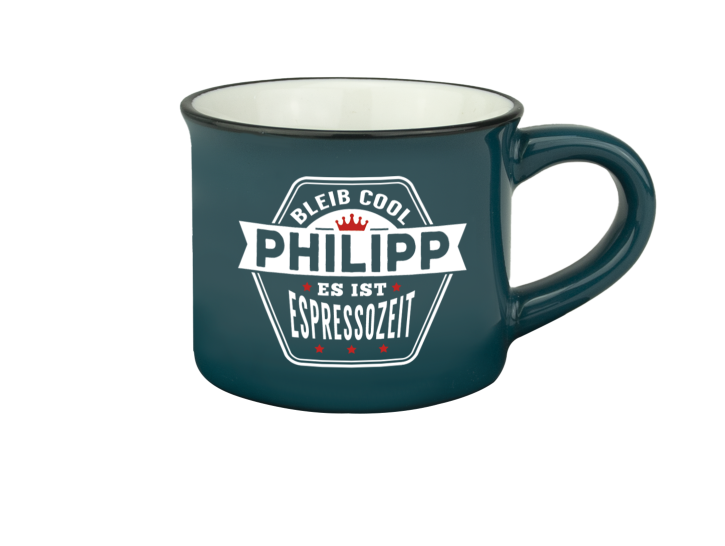 Persönliche Espressotasse Mokkatasse - Philipp