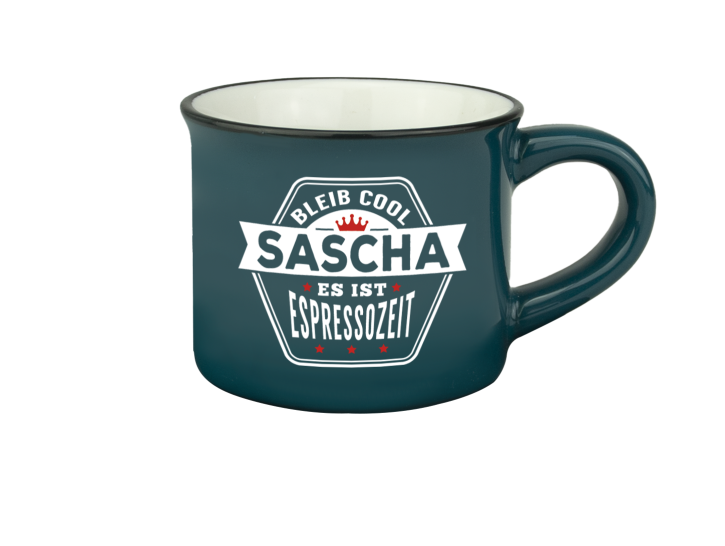 Persönliche Espressotasse Mokkatasse - Sascha