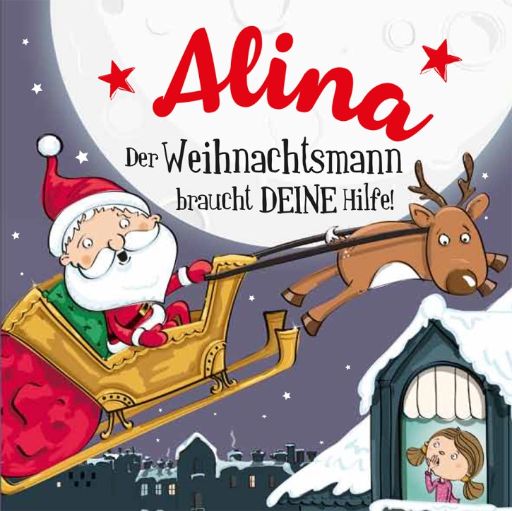 Namens-Weihnachtsbuch - Deine persönliche Weihnachtsgeschichte mit Namen Alina