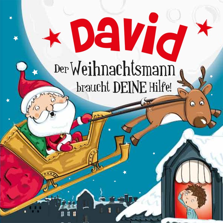 Namens-Weihnachtsbuch - Deine persönliche Weihnachtsgeschichte mit Namen David