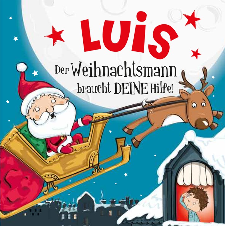 Namens-Weihnachtsbuch - Deine persönliche Weihnachtsgeschichte mit Namen Luis