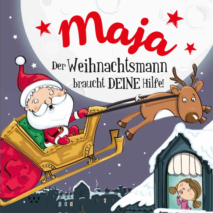 Namens-Weihnachtsbuch - Deine persönliche Weihnachtsgeschichte mit Namen Maja