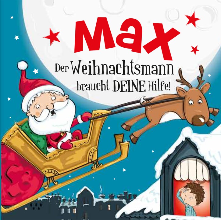 Namens-Weihnachtsbuch - Deine persönliche Weihnachtsgeschichte mit Namen Max