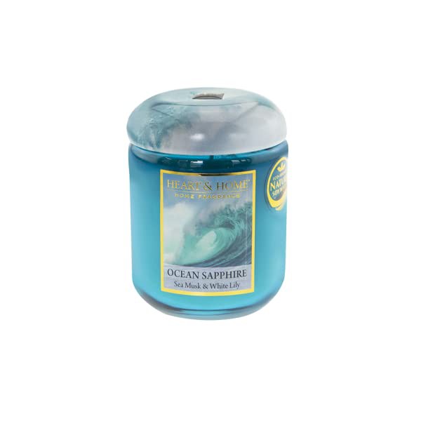 Heart & Home - Home Fragrance Duftkerze Ocean Sapphire - 115 g Inhalt:0.115 Kilogramm (217,30Euro/ 1 Kilogramm)