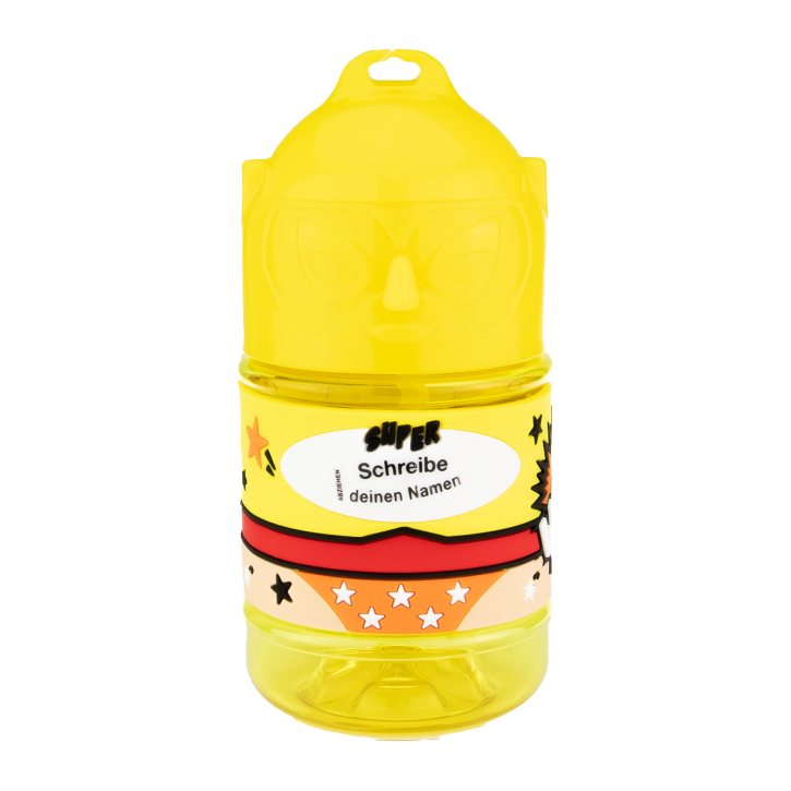 Wasserflasche f. Kinder mit Namen für Schule und Freizeit-BPA frei-Trinkflasche Blanko Gelb w Wasserflasche f. Kinder mit Namen für Schule und Freizeit-BPA frei-Trinkflasche Blanko Gelb w