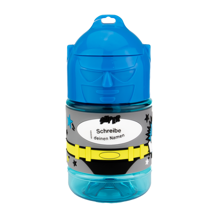 Wasserflasche f. Kinder mit Namen für Schule und Freizeit-BPA frei-Trinkflasche Blanko Blau m Wasserflasche f. Kinder mit Namen für Schule und Freizeit-BPA frei-Trinkflasche Blanko Blau m