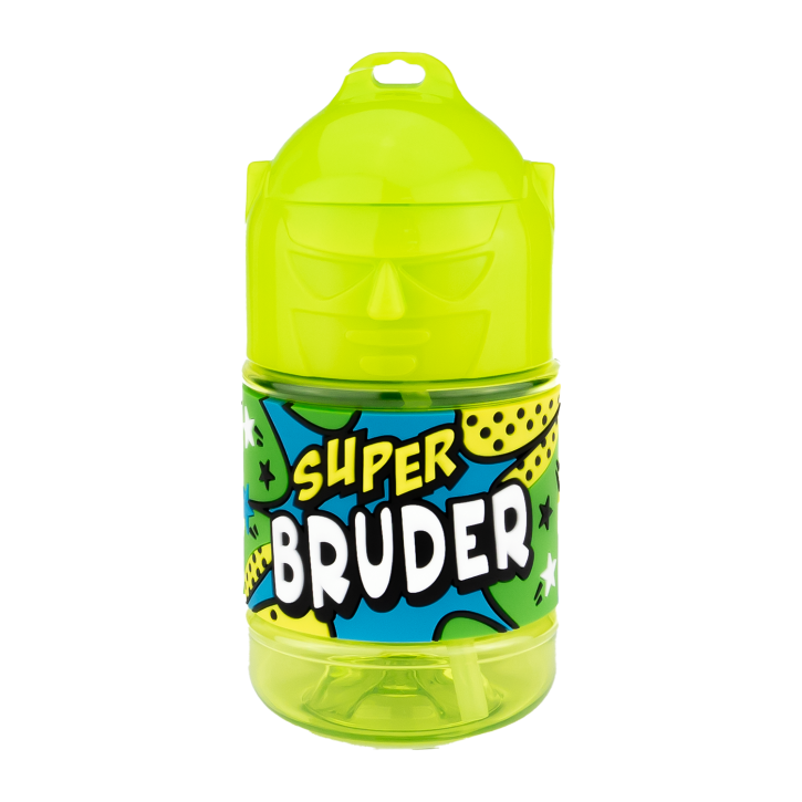 Wasserflasche f. Kinder mit Namen für Schule und Freizeit-BPA frei-Trinkflasche Bruder Wasserflasche f. Kinder mit Namen für Schule und Freizeit-BPA frei-Trinkflasche Bruder