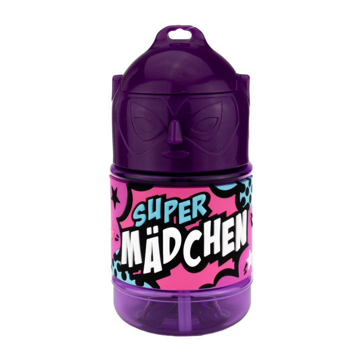 Wasserflasche f. Kinder mit Namen für Schule und Freizeit-BPA frei-Trinkflasche Mädchen Wasserflasche f. Kinder mit Namen für Schule und Freizeit-BPA frei-Trinkflasche Mädchen