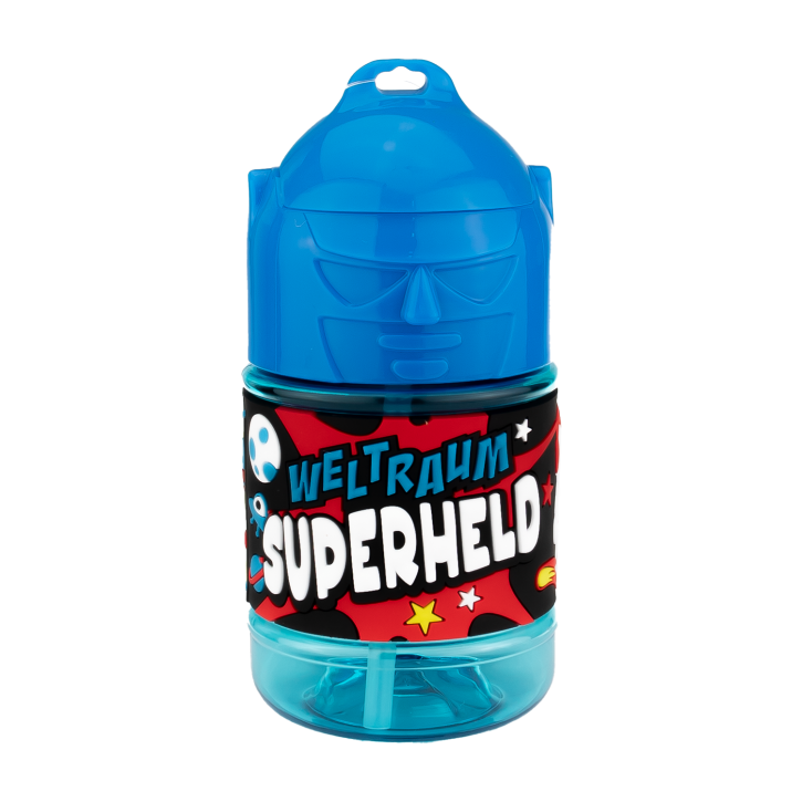 Wasserflasche f. Kinder mit Namen für Schule und Freizeit-BPA frei-Trinkflasche Weltraum Wasserflasche f. Kinder mit Namen für Schule und Freizeit-BPA frei-Trinkflasche Weltraum