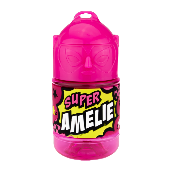 Wasserflasche f. Kinder mit Namen für Schule und Freizeit-BPA frei-Trinkflasche Amelie Wasserflasche f. Kinder mit Namen für Schule und Freizeit-BPA frei-Trinkflasche Amelie