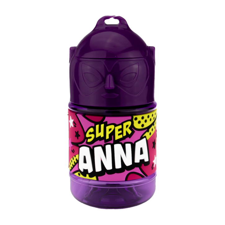 Wasserflasche f. Kinder mit Namen für Schule und Freizeit-BPA frei-Trinkflasche Anna Wasserflasche f. Kinder mit Namen für Schule und Freizeit-BPA frei-Trinkflasche Anna